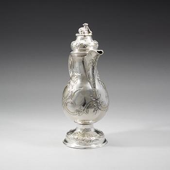 VINKANNA, av David Thomas Hell, Hamburg (verksam 1772-1008). Rokoko.