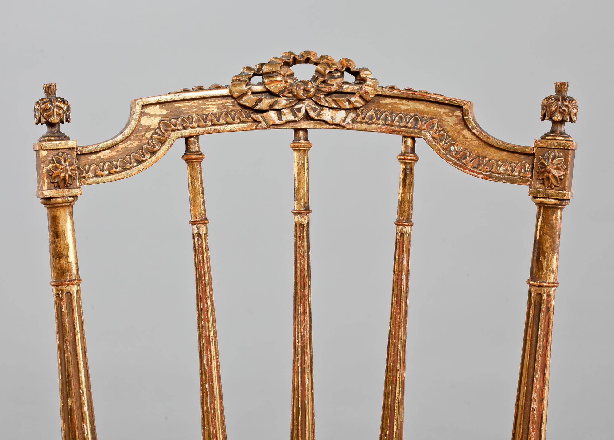 STOLAR, ett par, Louis XVI-stil, omkring 1900.