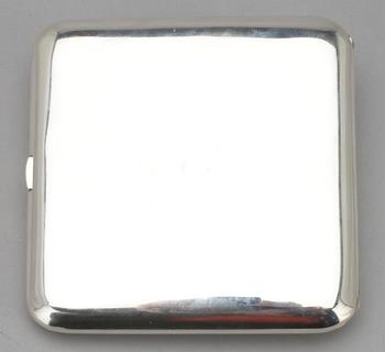 CIGARETTETUI, Thailand, sterling silver. Tot vikt. 136g.