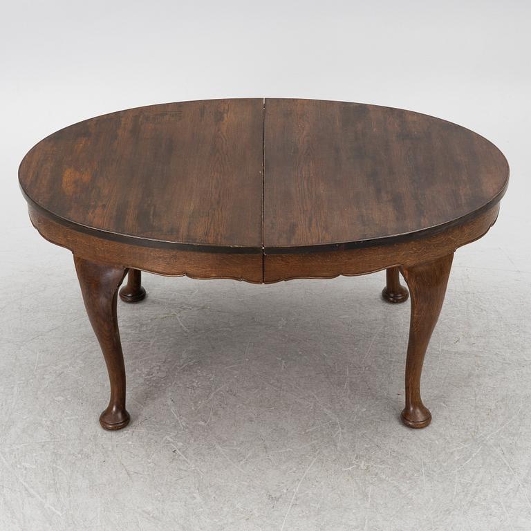 A Roccoco style dining table, Nordiska Kompaniet, 1917.