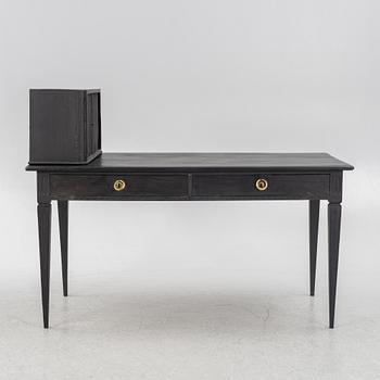 A gustavian style painted desk, circa 1900.