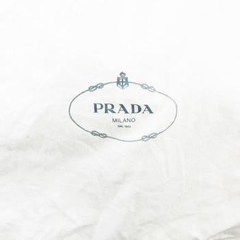 Prada, Bag "Cream Vitello Shine Leather Fringe Shoulder Bag".