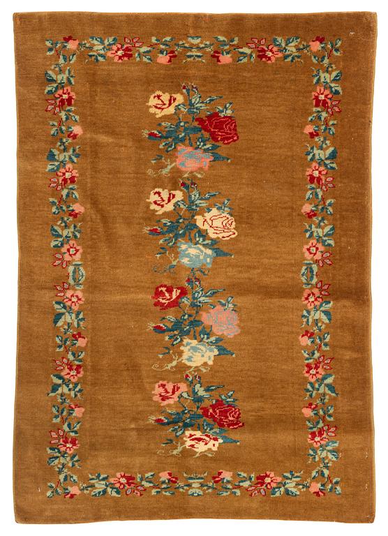 An antique Anatolian rug, Ottoman Empire, c. 107 x 75 cm.