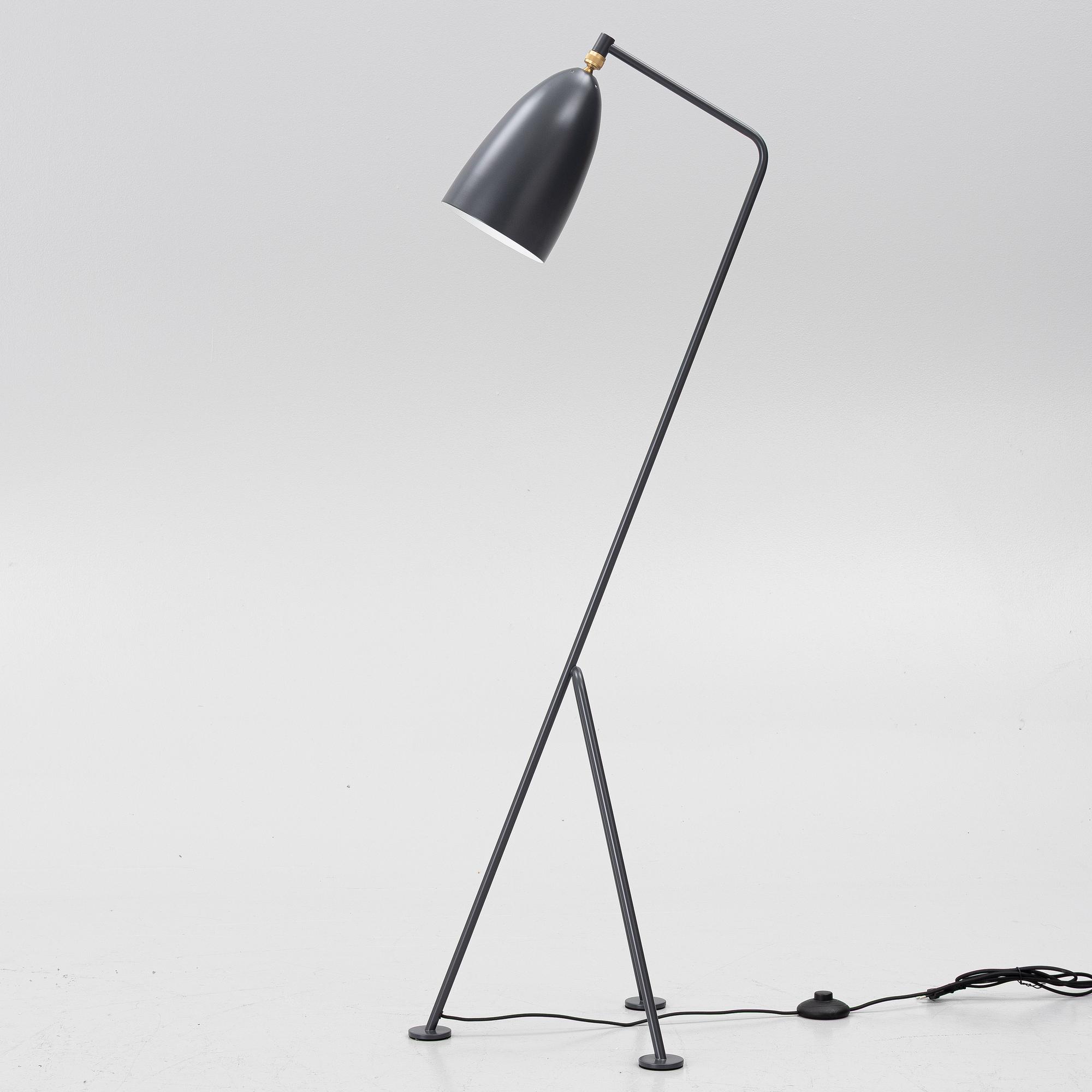 Greta Magnusson Grossman, Floor lamp, 'Grasshopper', GUBI, Denmark.
