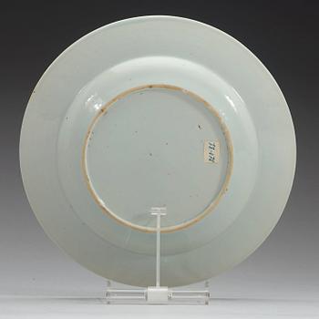 A 'European Subject' dinner plate, Qing dynasty, Qianlong (1736-95).