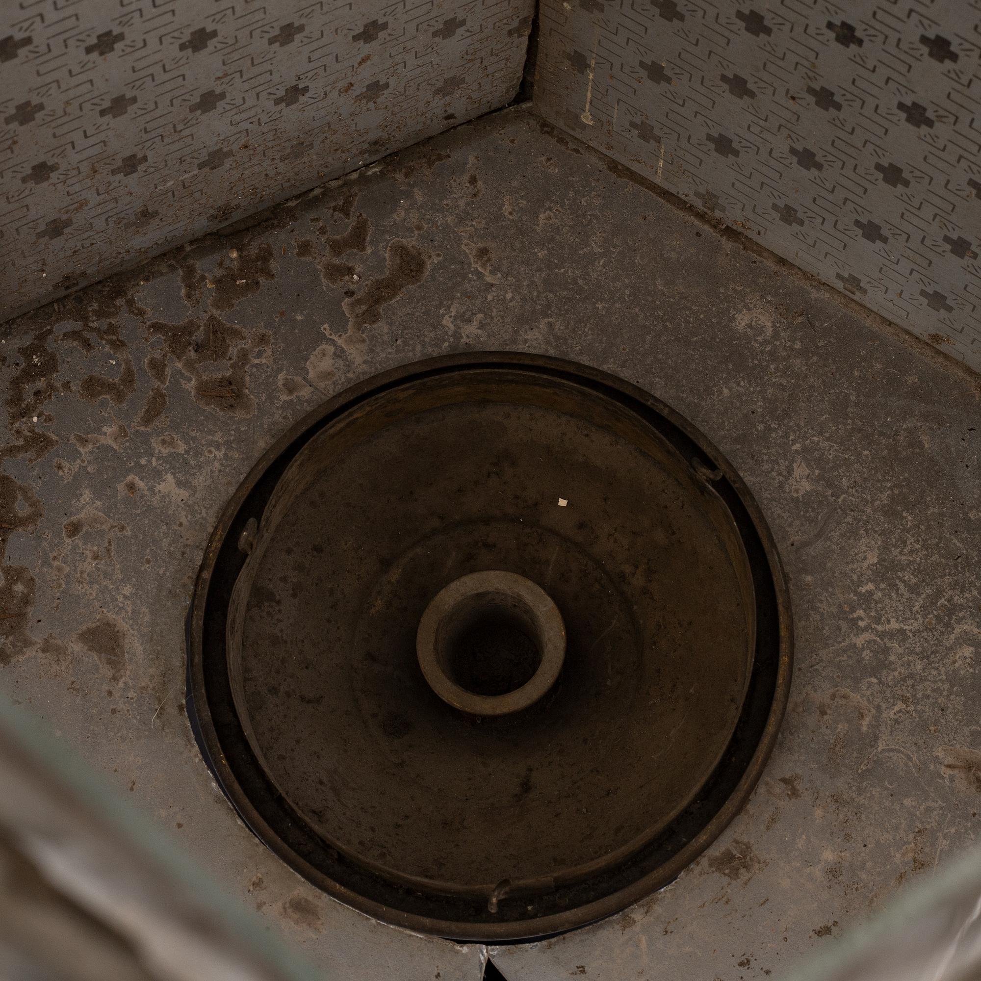 LYKTA, mässing och glas, 1800-tal.