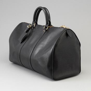 LOUIS VUITTON, a 'Keepall 45' Epi leather weekend bag.