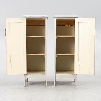 Nightstands, a pair, first half of the 20th century.