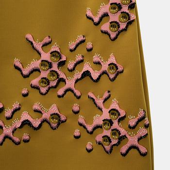 Prada, a dress with embroidery, size 36.