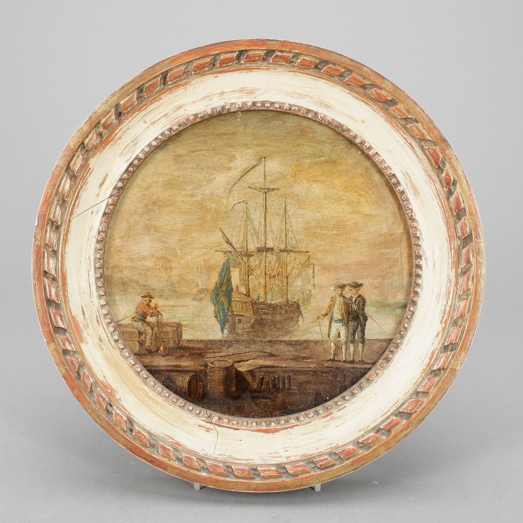 OKÄND KONSTNÄR, olja på duk, 1700-tal.