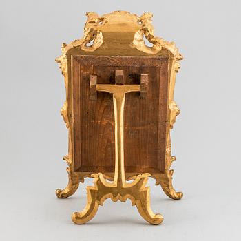A Swedish Rococo dressing table mirror, second half of the 18th Century.
