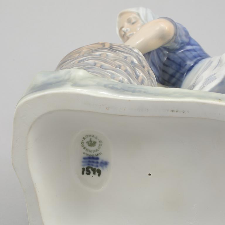FIGURIN, porslin, Christian Thomsen, Royal Copenhagen, 1900-talets andra hälft.