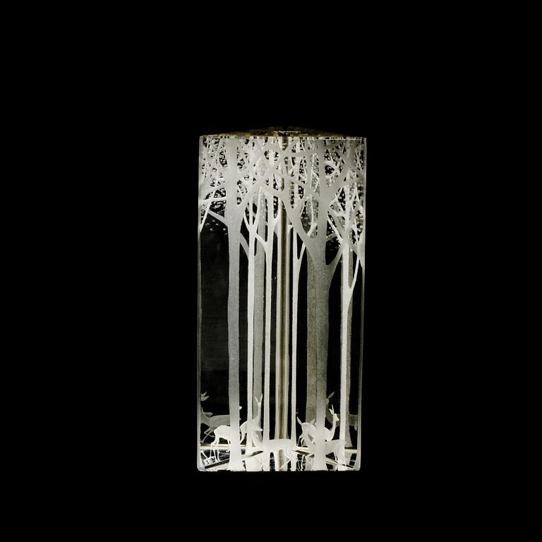 OBJEKT, glas, Vicke Lindstrand, Kosta, 1900-talets andra hälft.