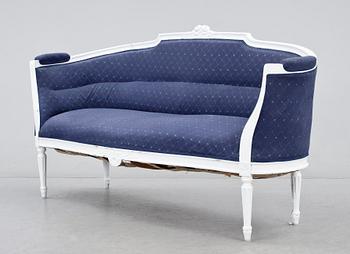 SALONGSGRUPP, 5 delar, gustaviansk stil, 1900-tal.