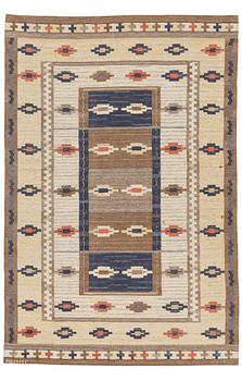 262. Märta Måås-Fjetterström, Märta Måås-Fjetterström, a carpet, "Ljusa mattan", flat weave, ca 253 x 169 cm, signed MMF.