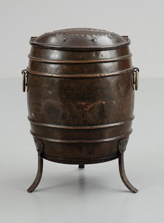 VATTENTUNNA, koppar. 1800-tal.
