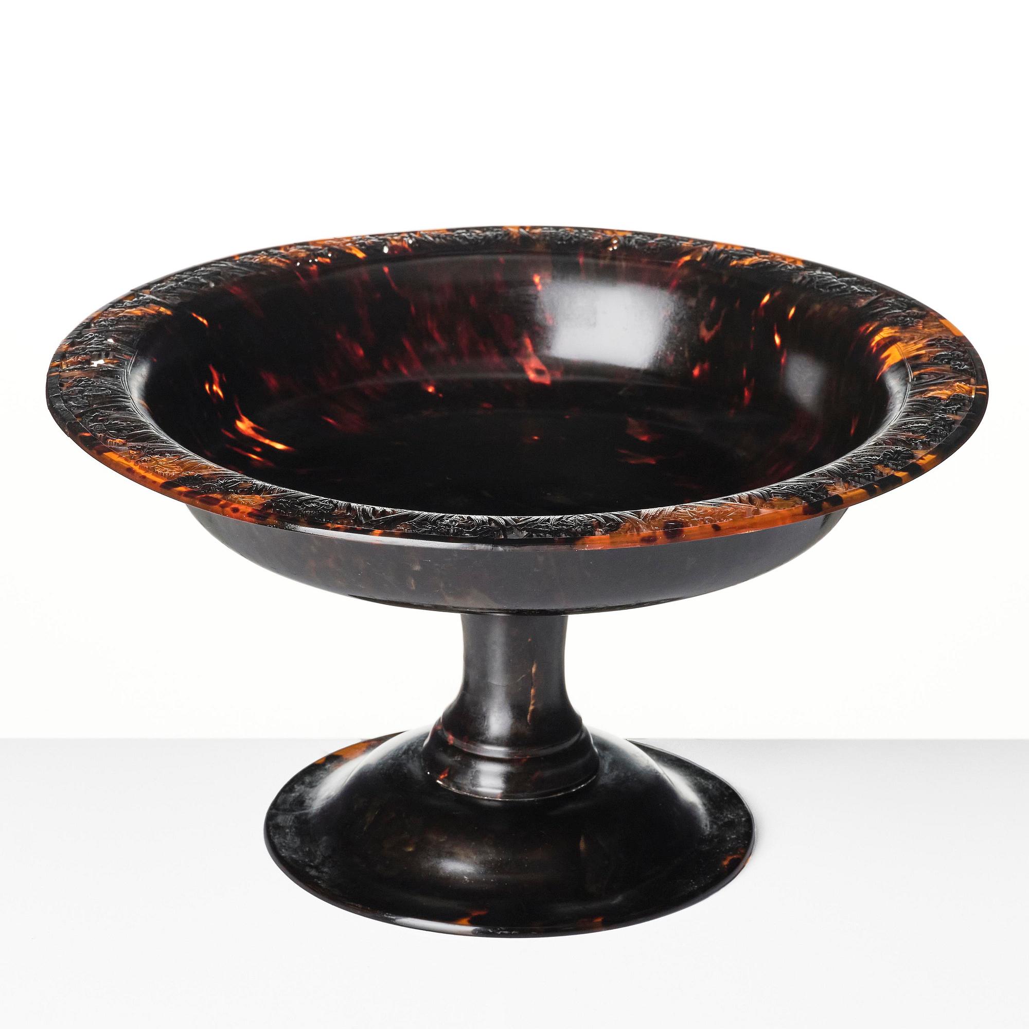 A tortoiseshell centrepiece, late 19th century.