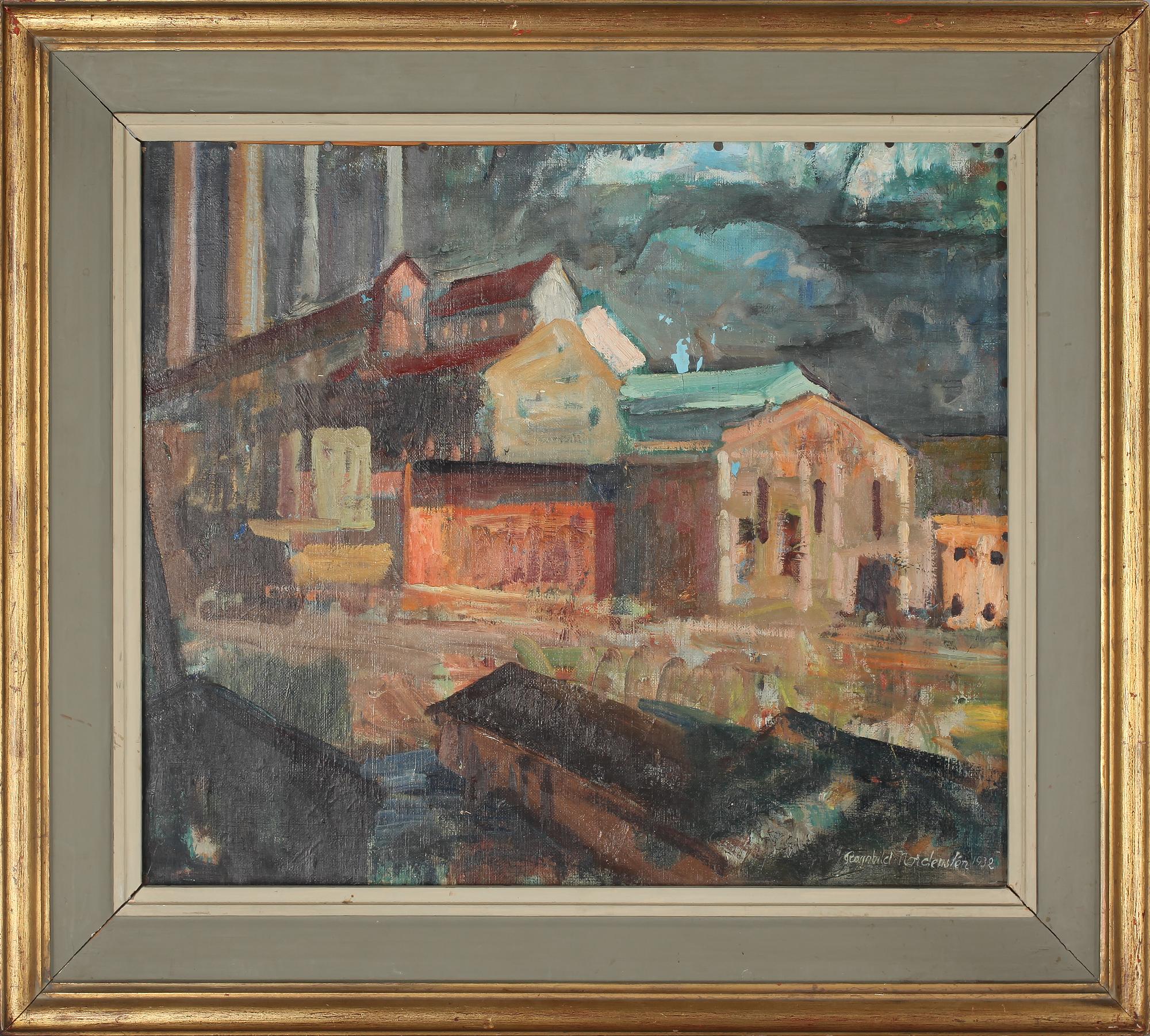 RAGNHILD NORDENSTEN, olja på duk, signerad och daterad 1932.