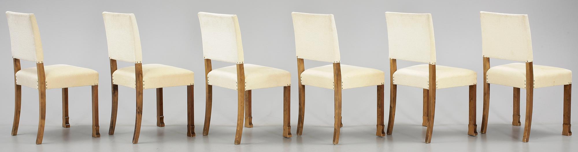 STOLAR, 6 st, art deco, 1900-talets andra kvartal.