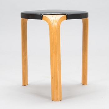 Alvar Aalto, A mid 20th century 'X600' stool for Artek.