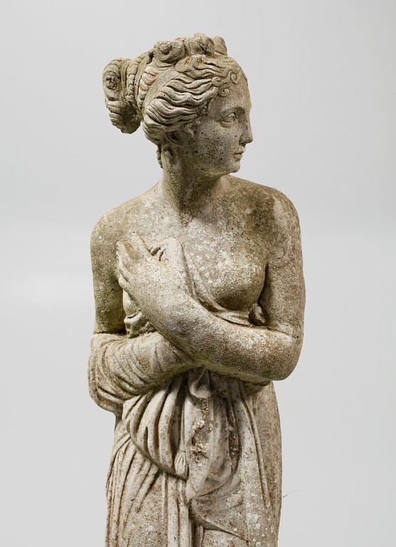 TRÄDGÅRDSSKULPTUR, gjutmassa, 1900-talets andra hälft.