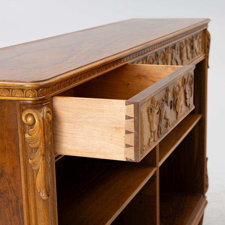 Bookcase, Eugen Höglund's sculptor workshop, Vetlanda, mid-20th century.