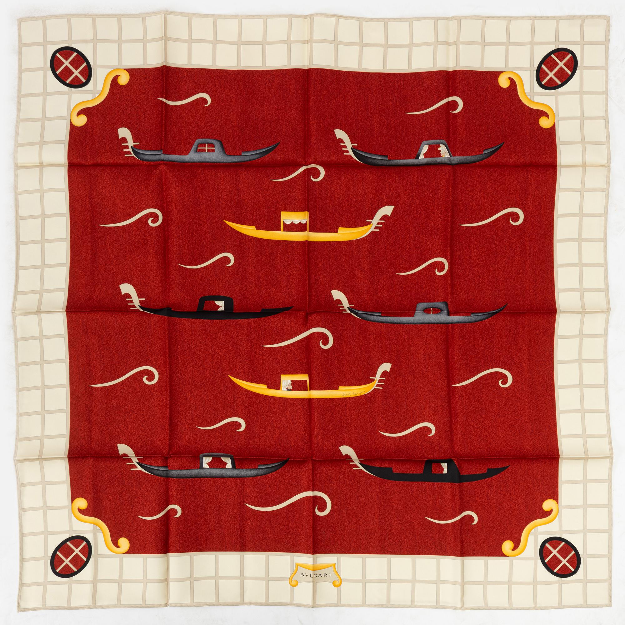 Bulgari, scarves, 2 pcs.