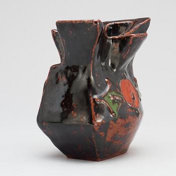 A Japanese stoneware vase, possibly by Shoji Hamada, 1950's.