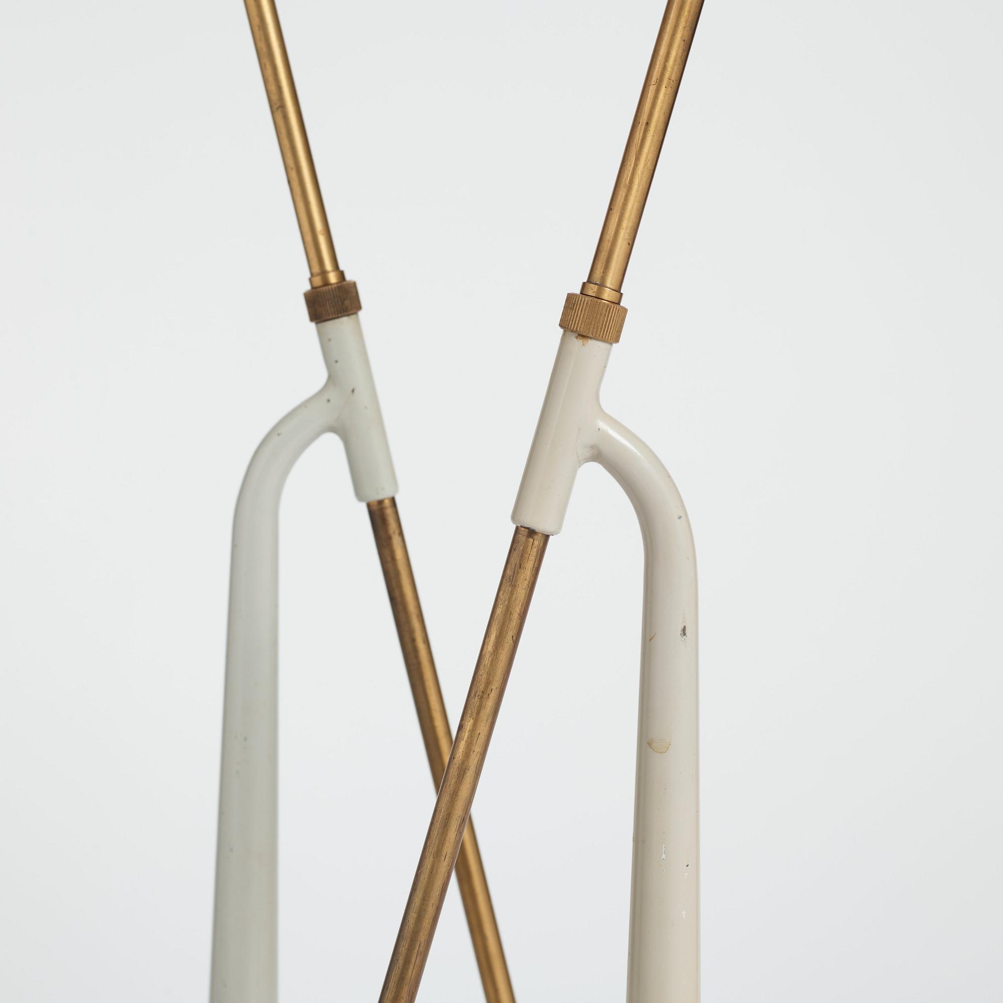 Hans Bergström, a pair of floor lamps, model " 541", ateljé Lyktan, Åhus 1940-50s.
