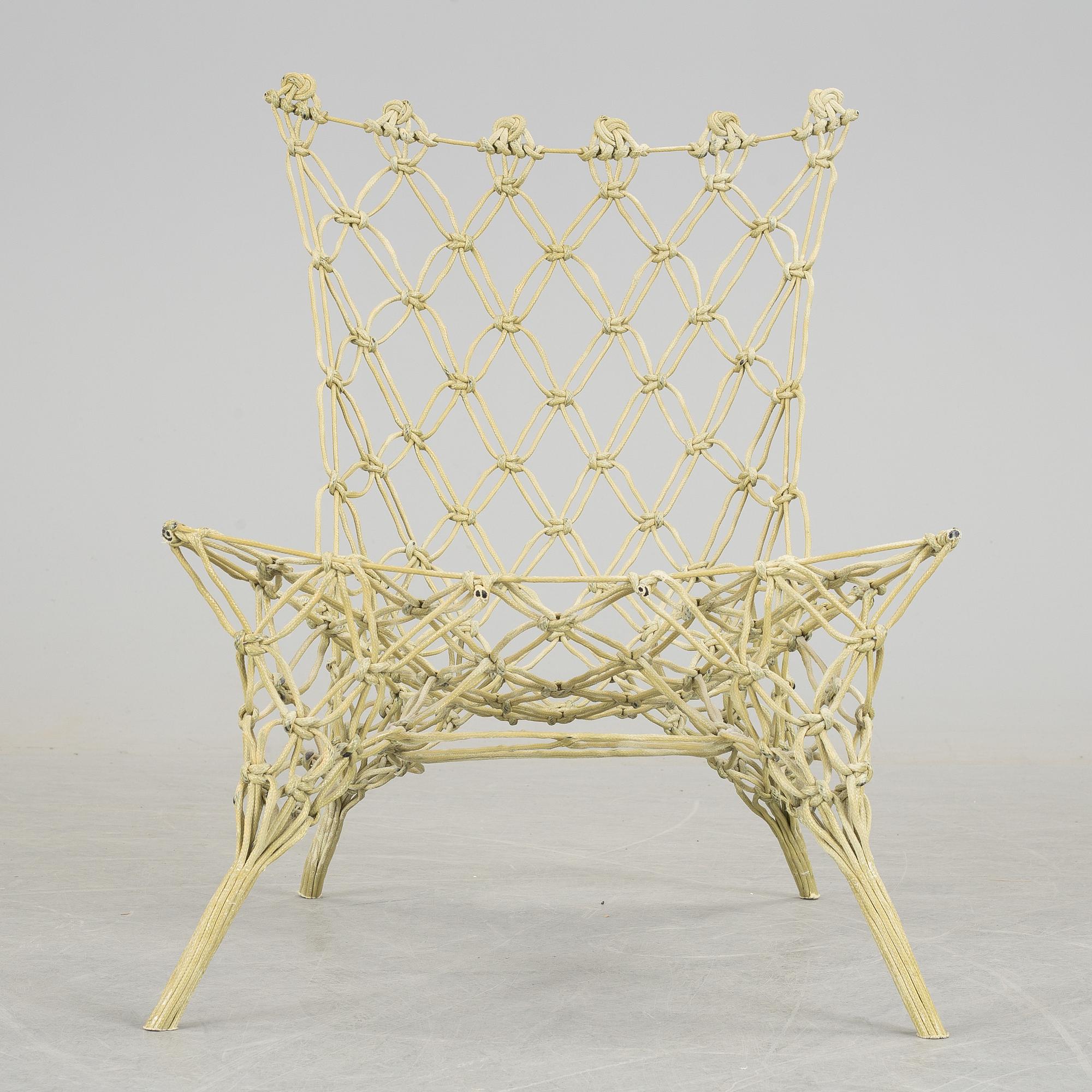 MARCEL WANDERS "Knotted Chair", Cappellini, Italien.