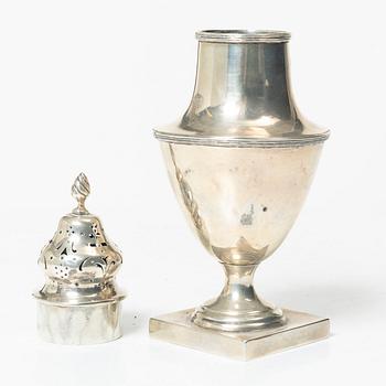 Sockerruska, silver, George Nathan & Ridley Hayes, Chester, England 1834.