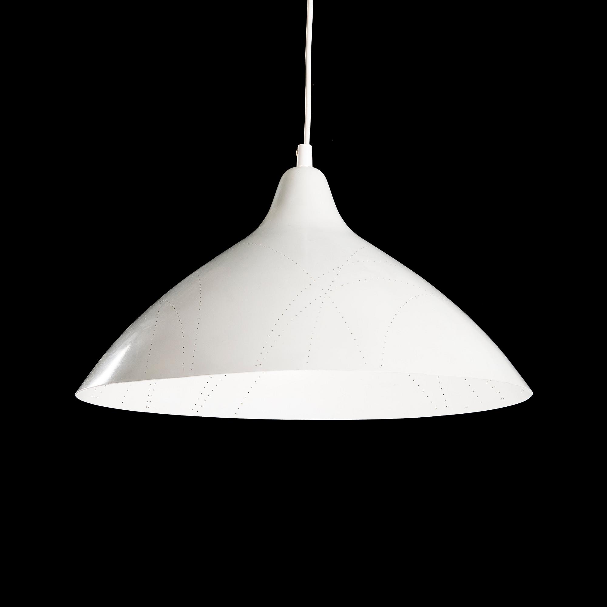LISA JOHANSSON-PAPE, pendant lamp for Orno, Finland 1950s. Total height ca 90 cm.
