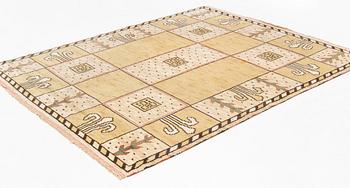 Märta Måås-Fjetterström, matta,  "Vadstena", flossa, ca 257,5 x 209 cm, signerad MMF.