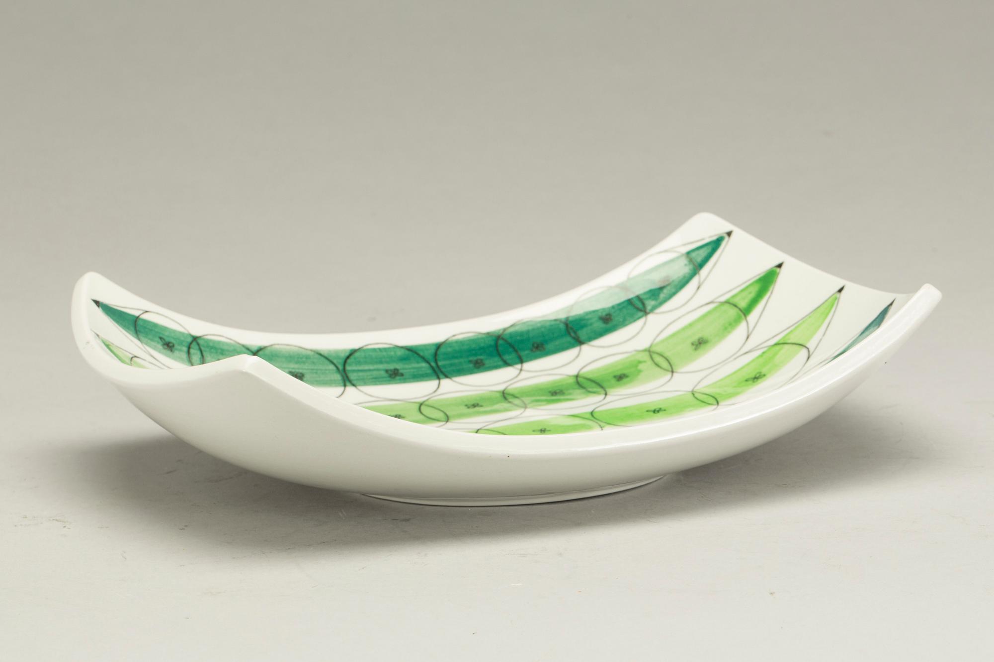 SKÅLFAT, flintgods. "Picnick" Marianne Westman, Rörstrand.