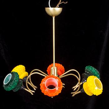 TAKLAMPA, 1950/60-tal. Höjd 52 cm.
