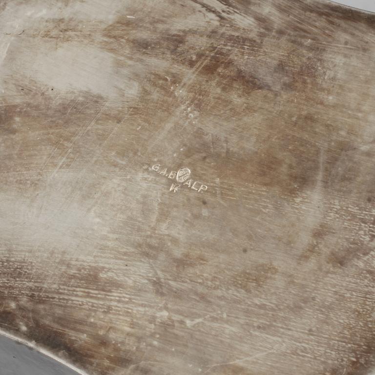 SHAKER, nysilver, Folke Ahrström, GAB, Stockholm, 1900-talets första hälft.