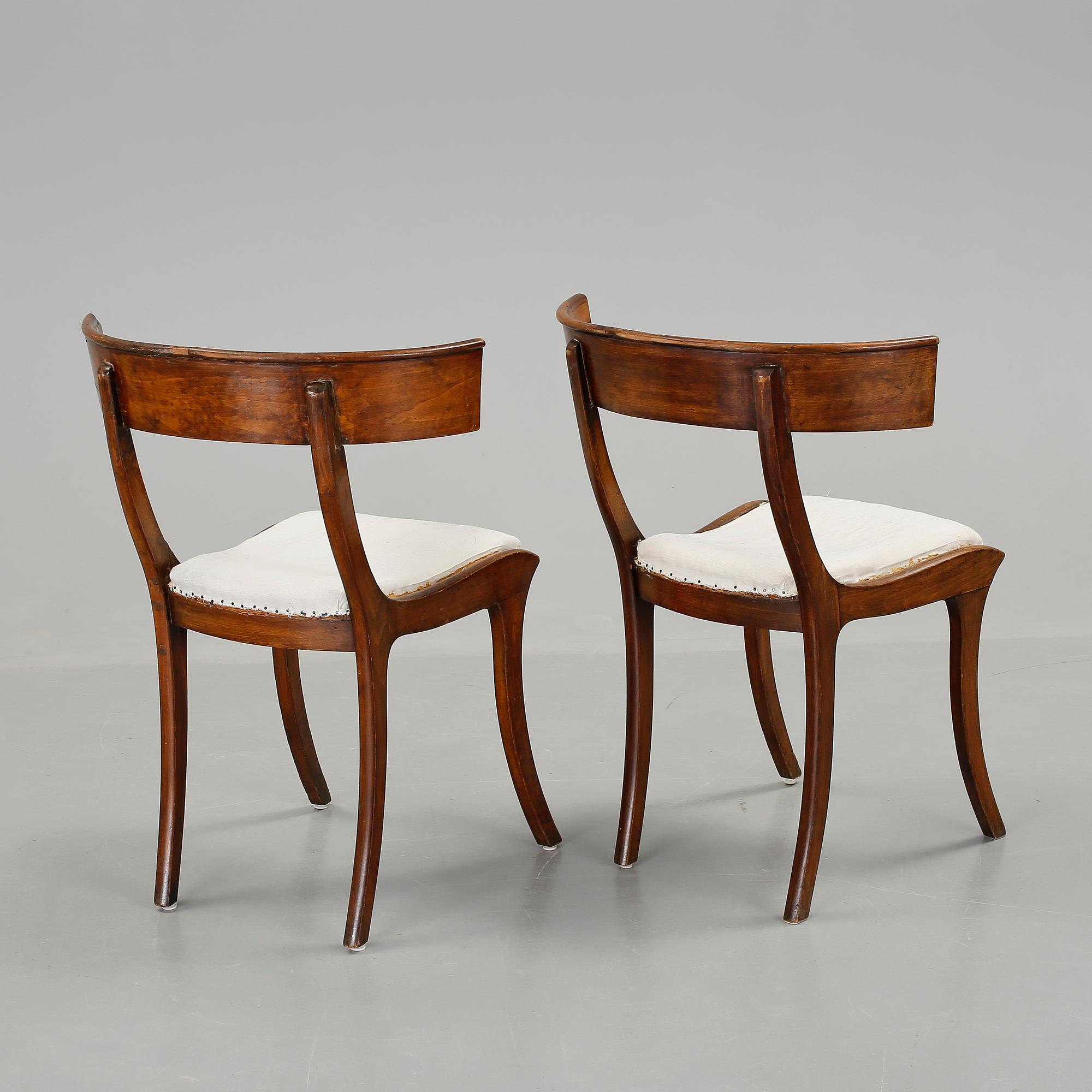 STOLAR, ett par, 1800-tal.
