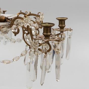 Ljuskrona, oskariansk, sent 1800-tal.