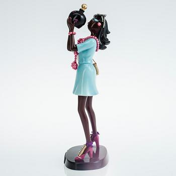 FIGURIN, "Miss Lanvin", porslin, Lanvin och Franz Porcelain, 2000-tal.