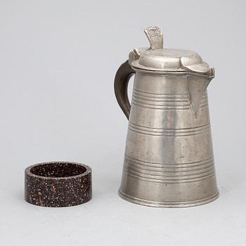 SALTKAR OCH STOP, blybergsporfyr resp tenn, 1800-talets första hälft.