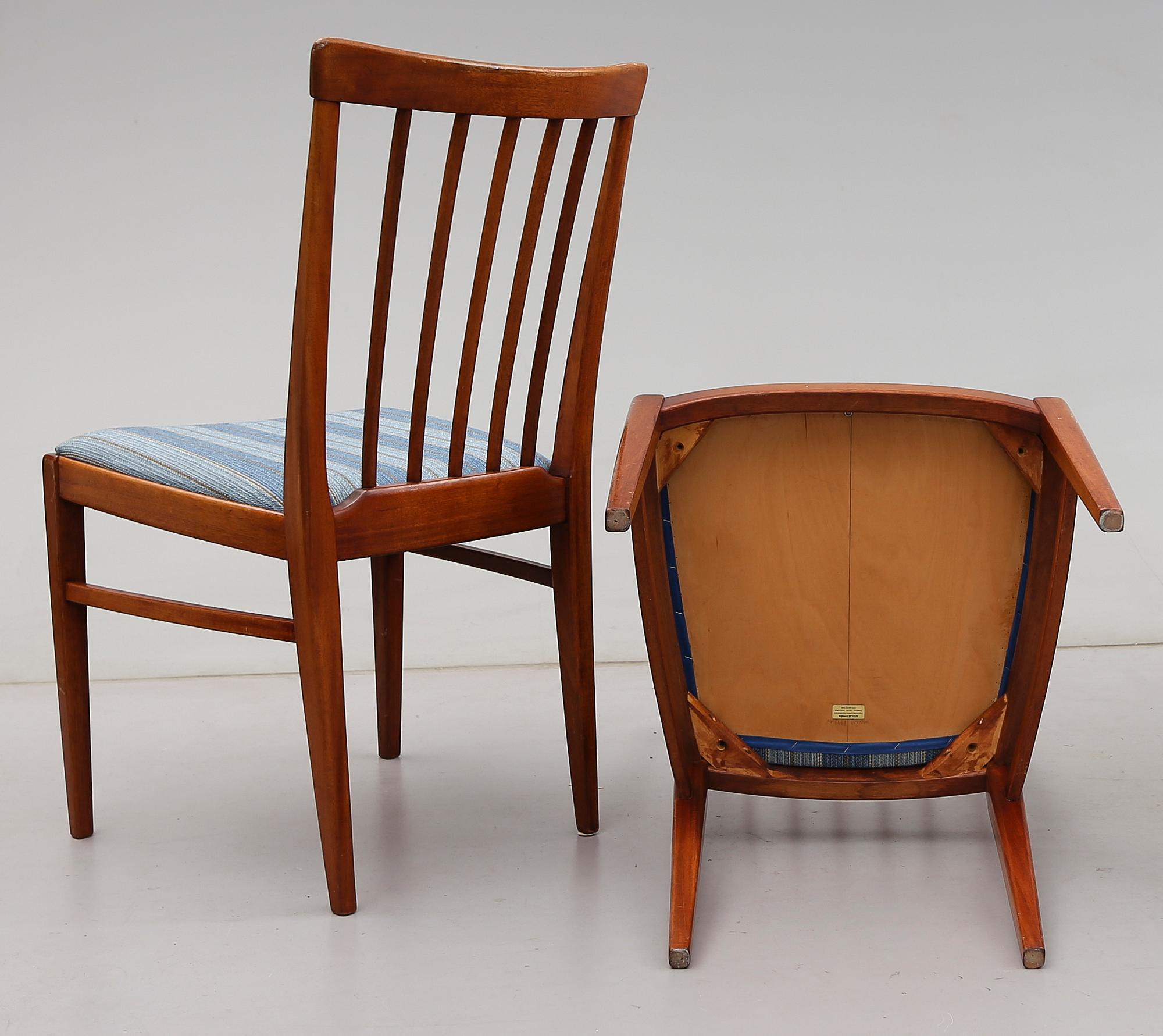 MATSALSMÖBEL, 7 delar, "Herrgården", Carl Malmsten, Bodafors, 1950-tal.