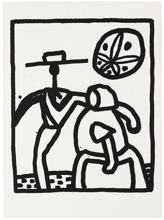 Keith Haring, "Untitled/Kutztown".