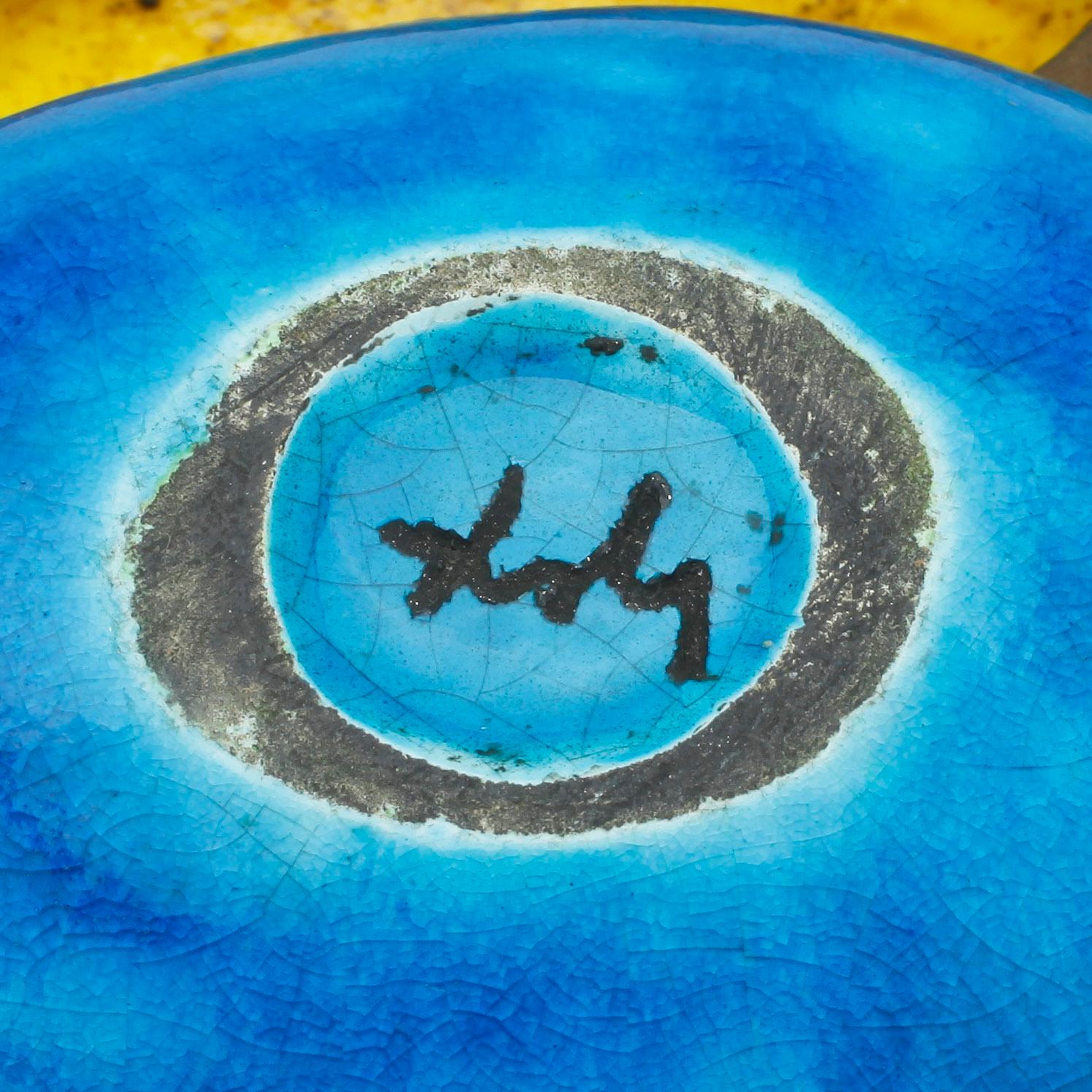 ASK MED LOCK, stengods, Hans Hedberg, Biot, sign.