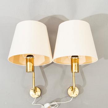HANS-AGNE JAKOBSSON, a pair of wall lights, Markaryd, second half of the 20th century.