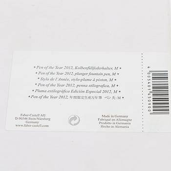 Graf von Faber-Castell, reservoarpenna, "Pen of the Year", numrerad 184/1500. 2012.