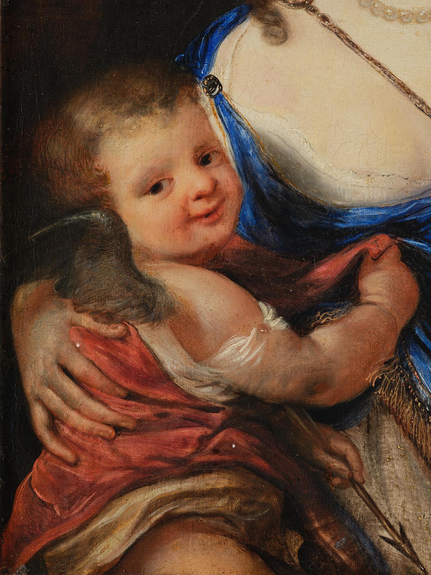 Juriaen (Jürgen) Ovens, attributed to, Caritas, maternal love.