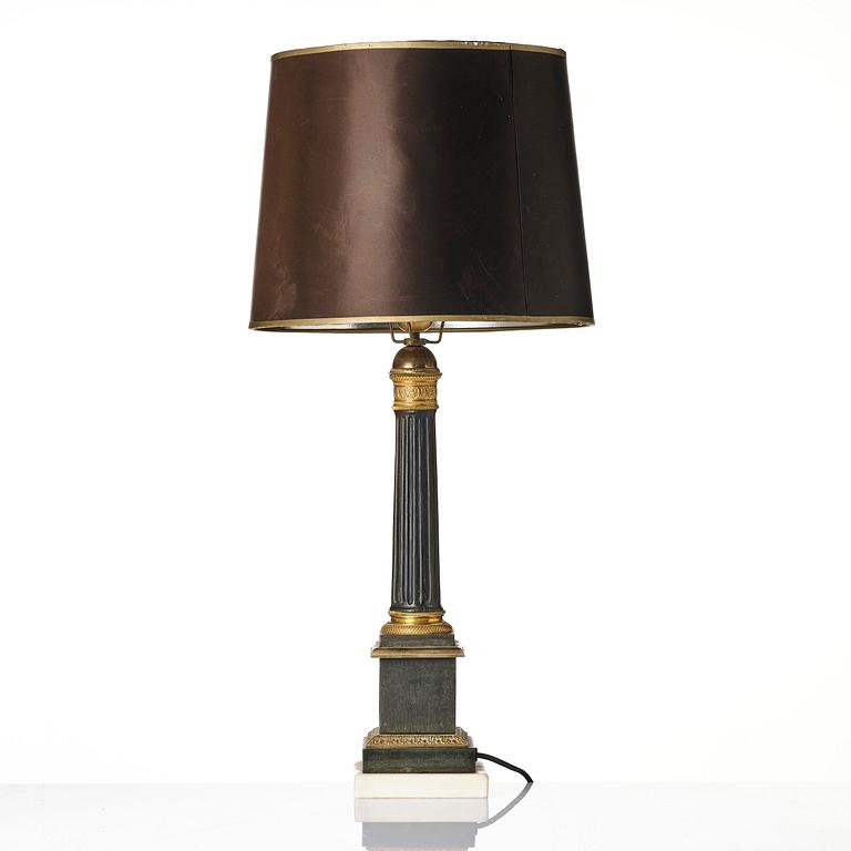 Bordslampa, Frankrike, 1800-talets första hälft, Empire.
