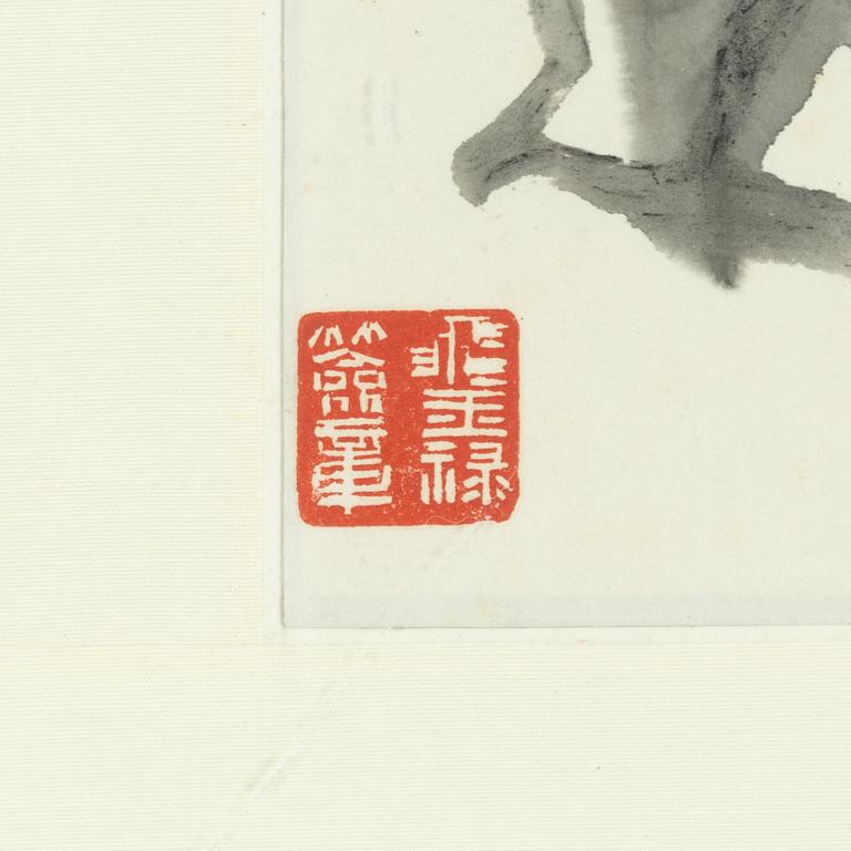 Hao Aiping, "Spring rain" and "Falling leaves".