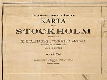 KARTA, Stockholm, 1902.