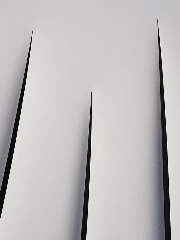 Ralf Arzt, "Trompe l'oeil Hommage à Fontana 2.0 V".